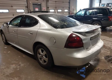 2005 Pontiac Grand Prix Gt from USA, damaged, VIN 2G2WS522051240035